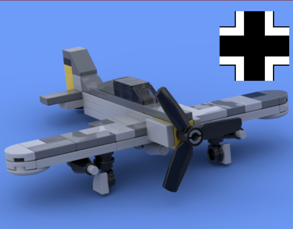Lego Focke Wulf FW-190 (3 versions - gray camo, Red Baron-inspired livery, Japanese variant)