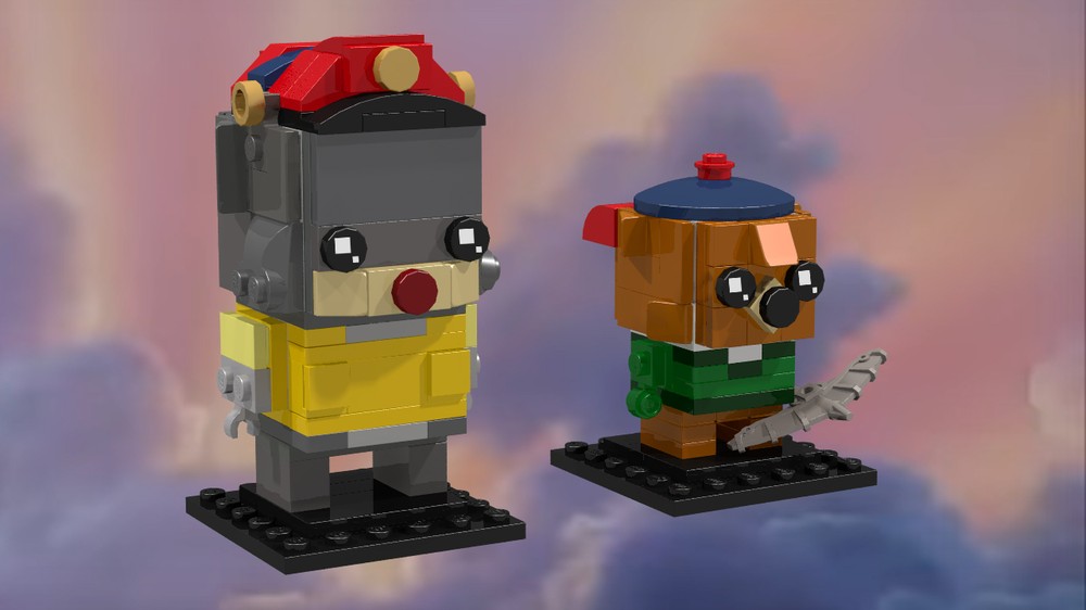 Lego Baloo and Kit Cloudkicker Brickheadz