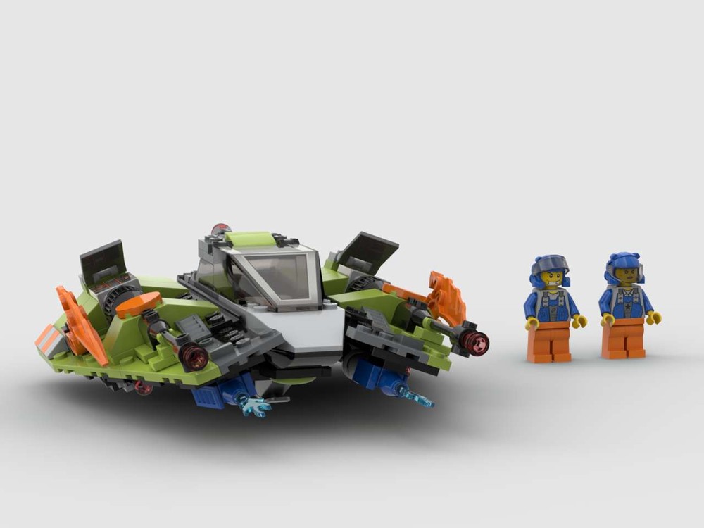 Lego Power Miners T-47 Snowspeeder [Power Miners / Star Wars crossover]