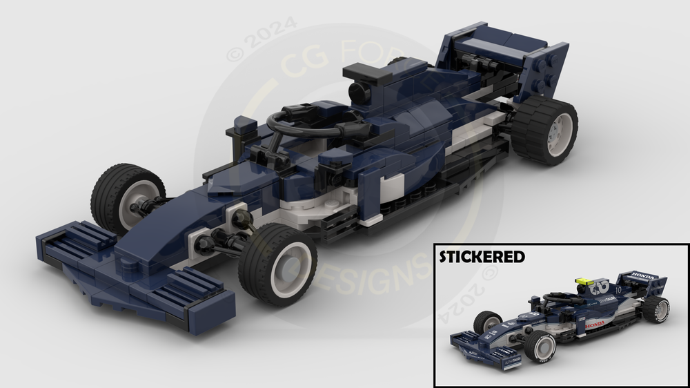 Lego F1 Alpha Tauri AT02