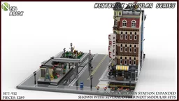 NEXTBrick System Modular Train Station