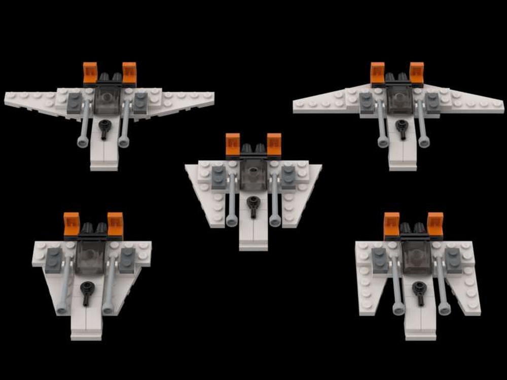 Lego 912055 Starfighter #50 (with different wing types)