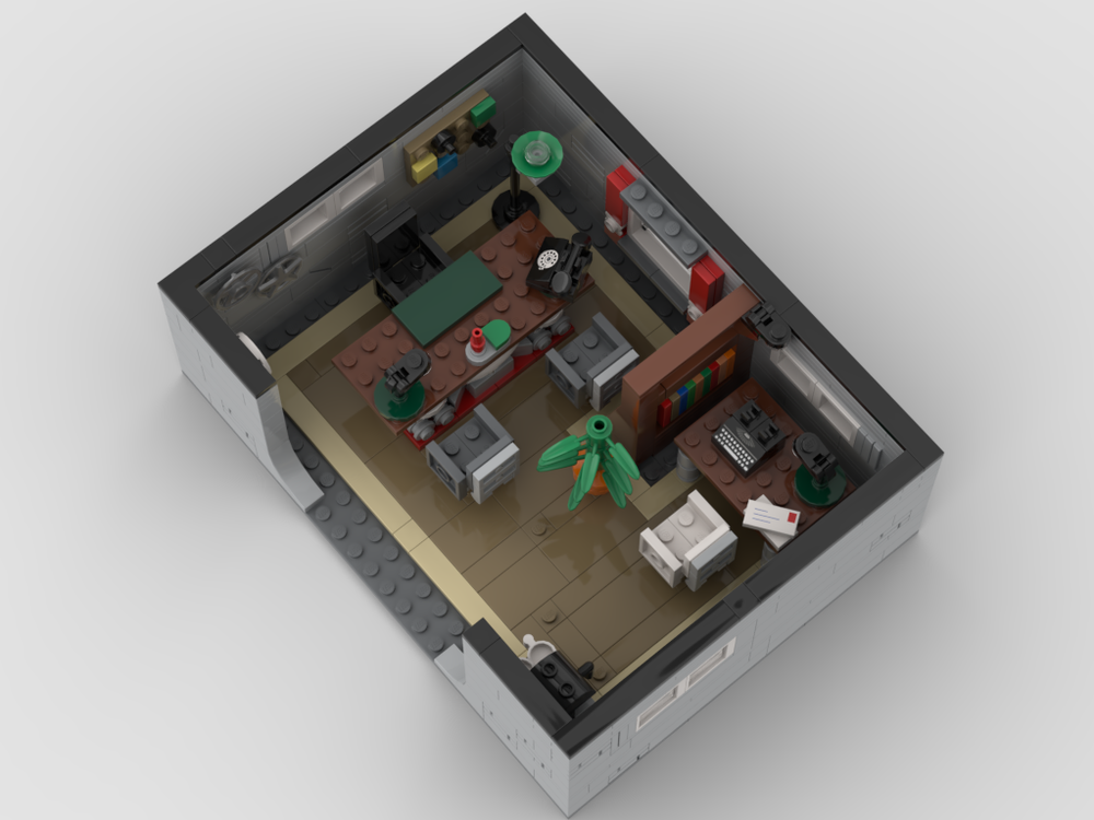 Lego Car Saleman's Office
