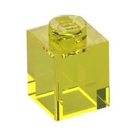 Brick 1 x 1 / Trans-Yellow