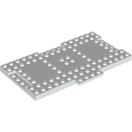 Lego Plate Special 9 x 16 x 2/3 with 1 x 4 Recessed / White
