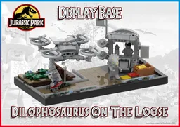 Display Base - Jurassic World Dilophosaurus On The Loose (75934)