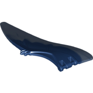 Lego Animal Body Part, Dinosaur, Pteranodon Wing, Right with Marbled Sand Blue Edge Pattern / Dark Blue