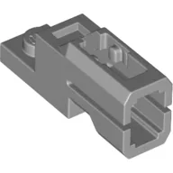 Launcher, Plate Special 1 x 2 with Mini Blaster Square / Light Bluish Gray