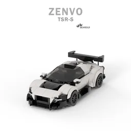 Zenvo TSR-S white 8wide speed champions