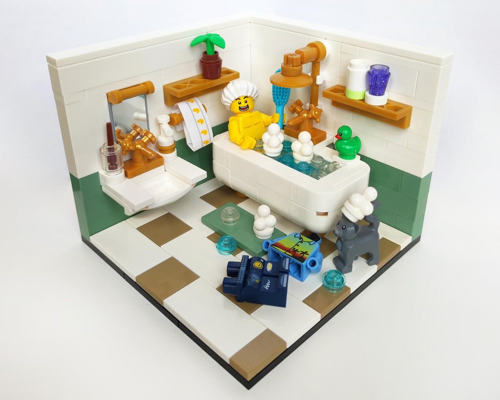 Lego Shower Guy Vignette