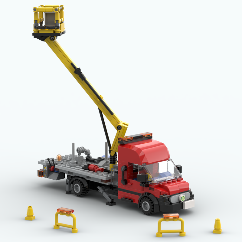 Lego Cherry Picker Van