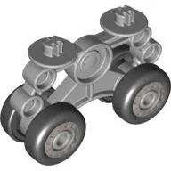 Duplo Airplane Landing Gear with Four Wheels / Light Bluish Gray