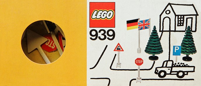Lego Flags, Trees and Road Signs