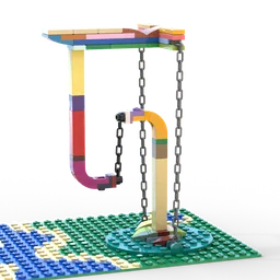 Colorful Tensgrity Sculpture