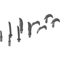 Weapons [Complete Sprue] / Pearl Titanium