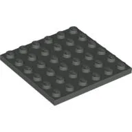 Plate 6 x 6 / Dark Gray