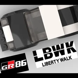 LBWK (liberty walk) toyota gr86