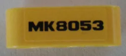Technic, Liftarm Thick 1 x 3 with Black 'MK8053' Pattern (Sticker) - Set 8053