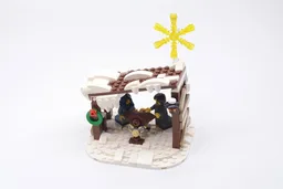 Winter Village Nativity Scene