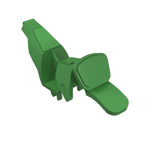 Lego Fairing, Motorcycle, Dirt Bike / Bright Green