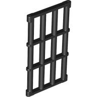 Lego Door Grill 1 x 4 x 6 / Black