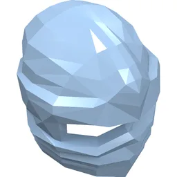 Wrap with Forehead Ridge / Bright Light Blue