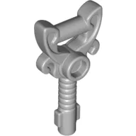 Equipment Key Ornamented with Stud / Light Bluish Gray