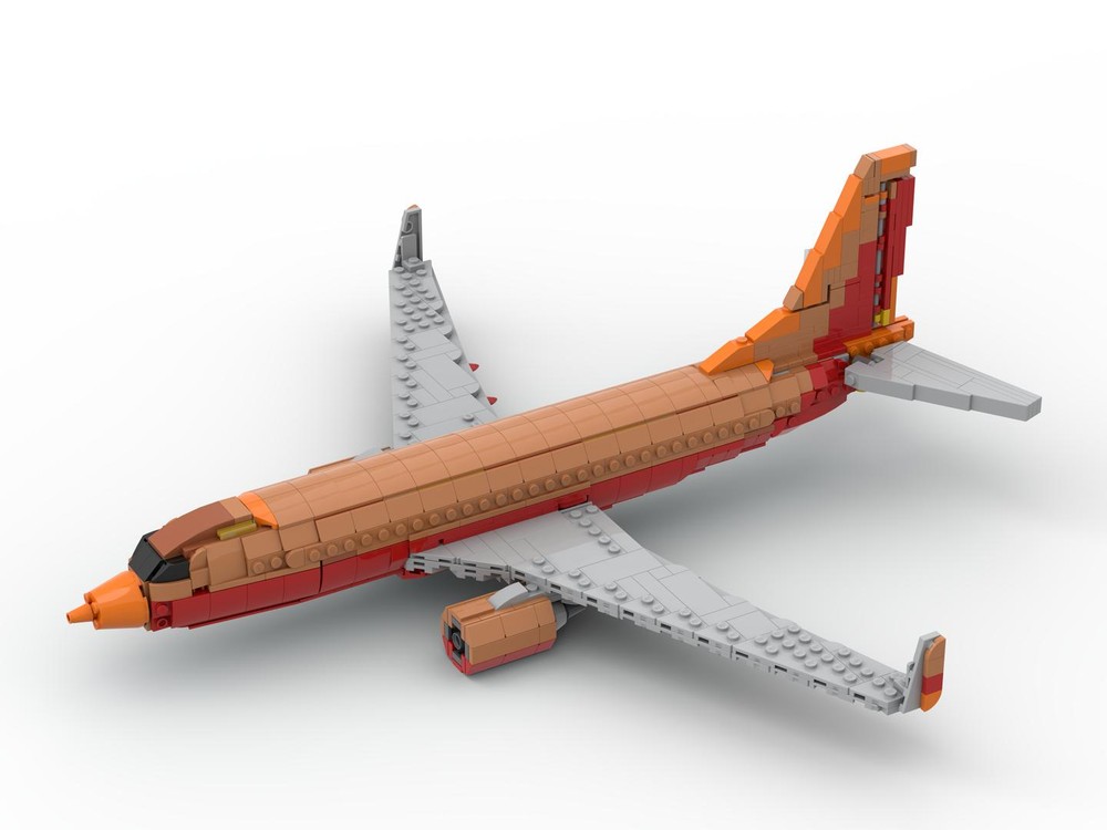 Lego Boeing 737 - Southwest Desert Gold (Building instructions only)