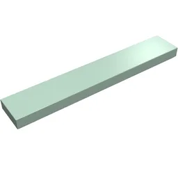 Tile 1 x 6 with Groove / Sand Green