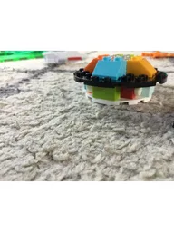Alien ufo diorama