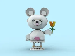 31133 Cute White Bear