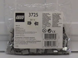 1 x 2 Light Gray Bricks