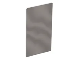 Mirror Front and White Paper Backing