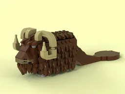 Bantha Minifig Scale