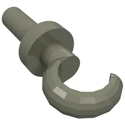 Hand Pirate Hook / Dark Gray