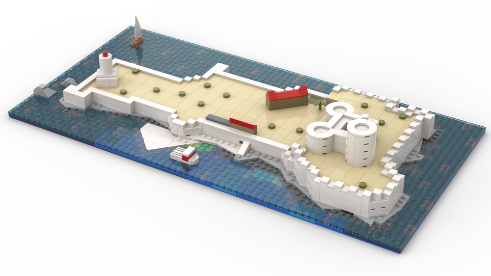 Lego Château d'If - The Count of Monte Cristo - Marseille - France
