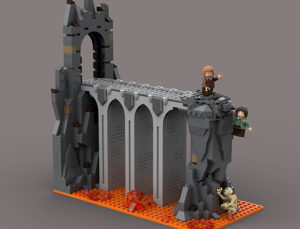Lego LOTR Mount Doom