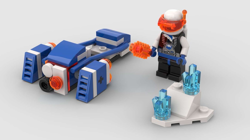 Lego 30663 Space Hoverbike - Ice Planet remix