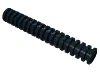 Hose, Ribbed 7mm D. 11L / 8.8cm / Black