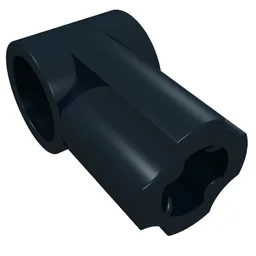 Technic Axle and Pin Connector Angled #1 / Black