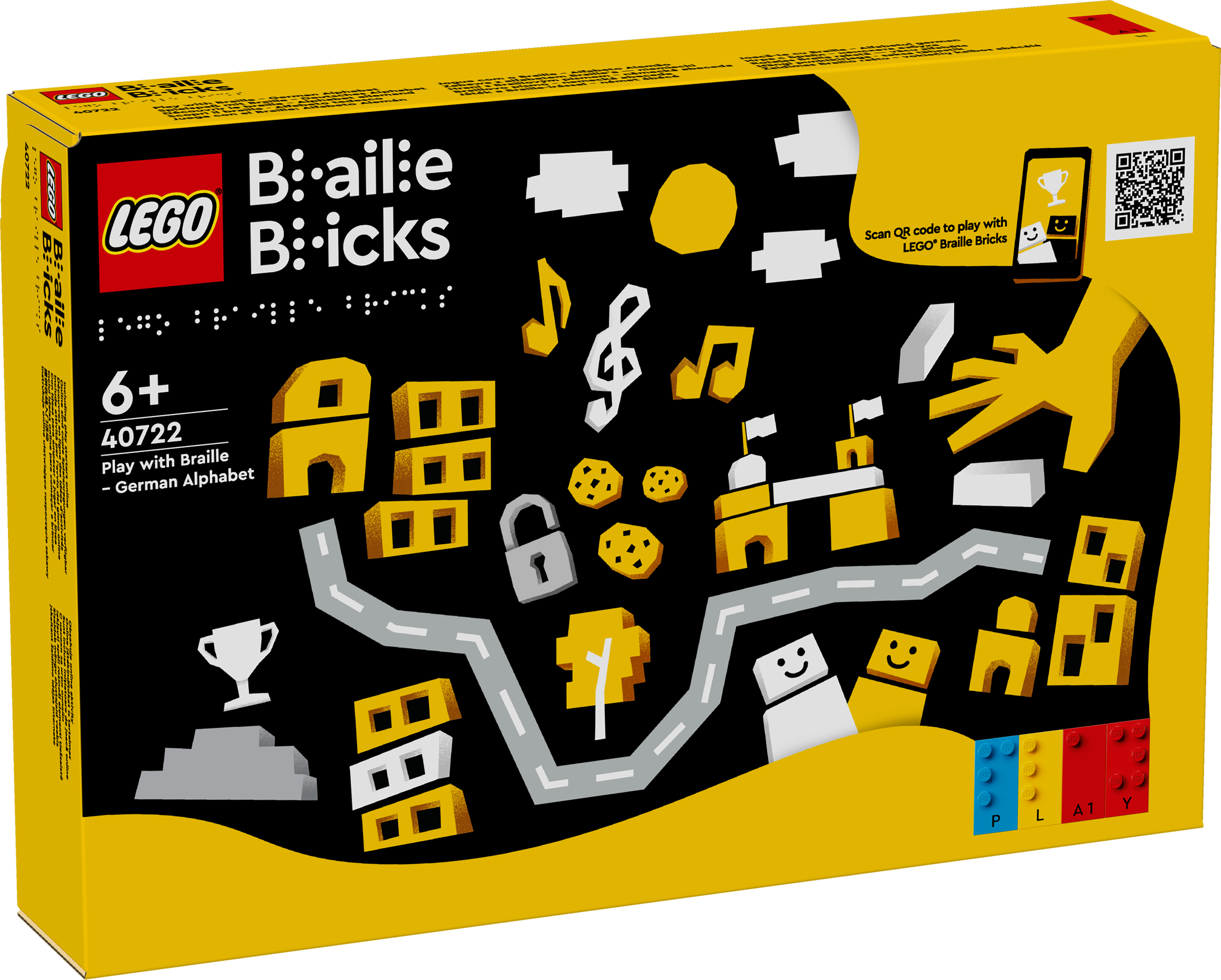 Lego Play with Braille - German Alphabet