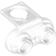 Minifig Neckwear Bracket with 2 Back Studs / Trans-Clear