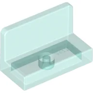 Panel 1 x 2 x 1 [Rounded Corners] / Trans-Light Blue