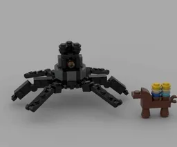 Micro Guardian, Epona, Link, and Zelda