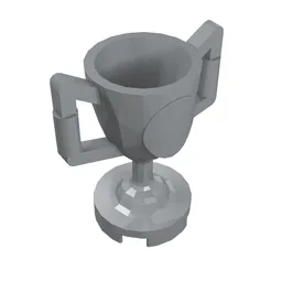 Equipment Trophy Cup [Plain] / Light Bluish Gray
