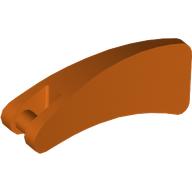 Lego Animal Body Part, Fin 2 x4 with Handle / Reddish Orange