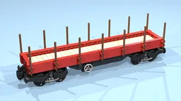 8-Wheel Stake Wagon (SNOT, red)