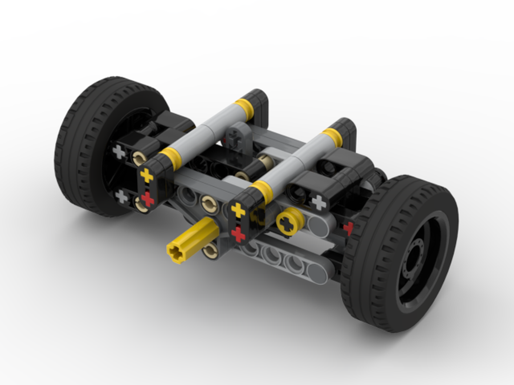 Lego Micro rear suspension with drive