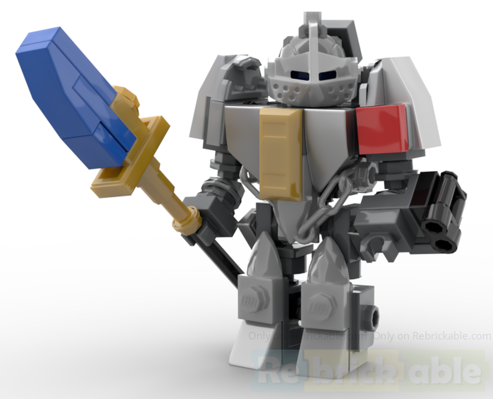 Lego GREY KNIGHT SPACE MARINE 40k - MINIFIG SCALE