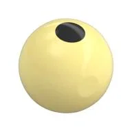 Technic Ball Joint with Black Dot (Circle) Print